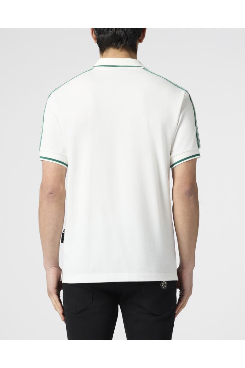 Piquet Polo T-Shirt Plein Tennis Men, Alternate, color, OffWhite
