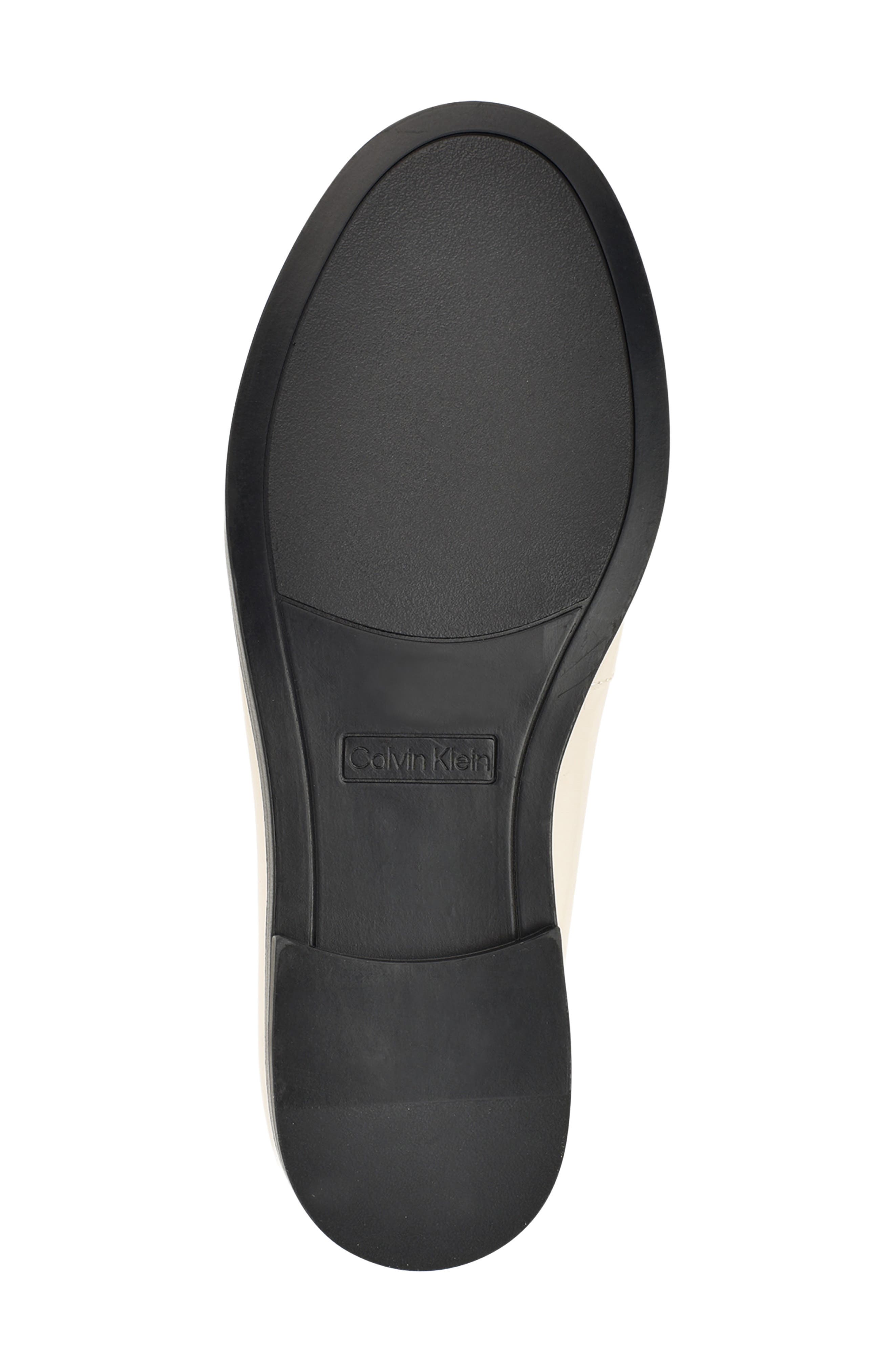 Mirella Faux Leather Loafer, Alternate, color, IVORY 150