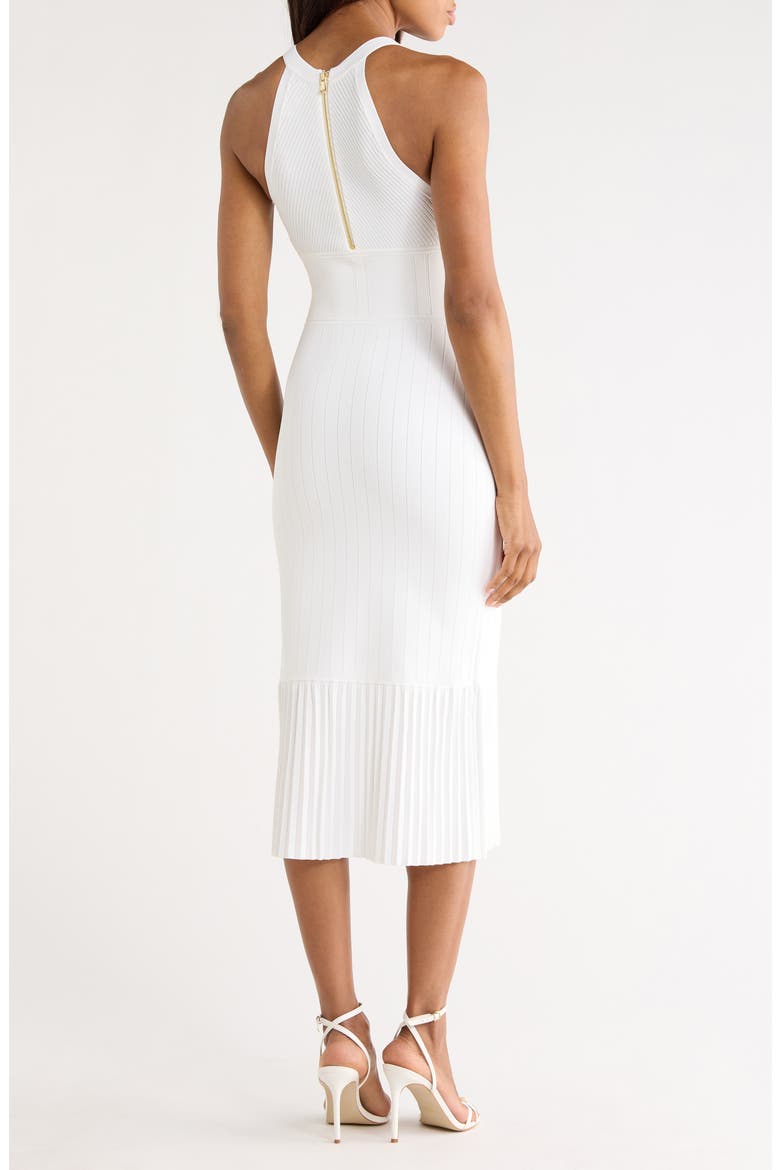 Kim Pleat Hem Knit Dress, Alternate, color, IVORY