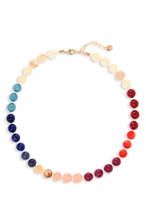 Round Beaded Necklace
