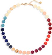 Nordstrom Round Beaded Necklace