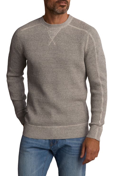Waffle Crewneck Sweater
