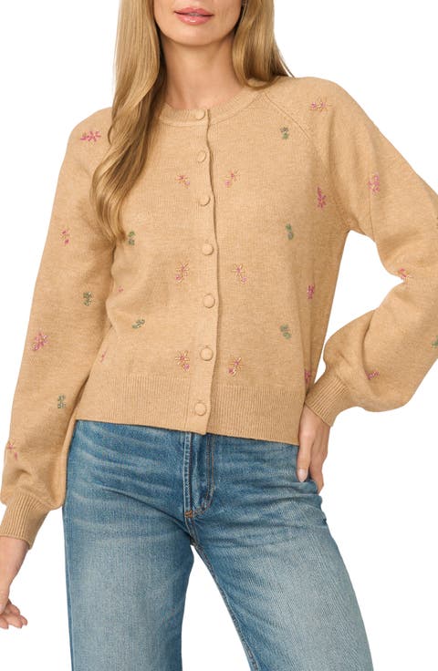 Bead Embroidered Cardigan