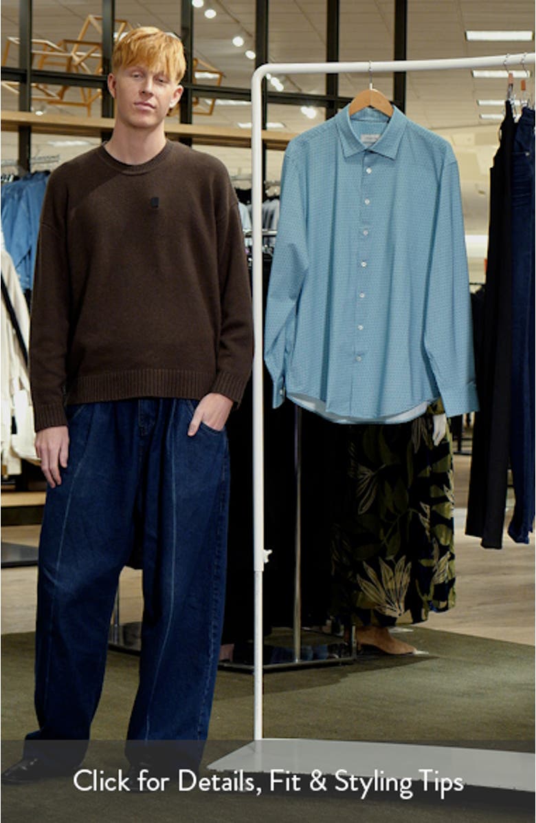 James OoohCotton<sup>®</sup> Print Button-Up Shirt, sales video thumbnail