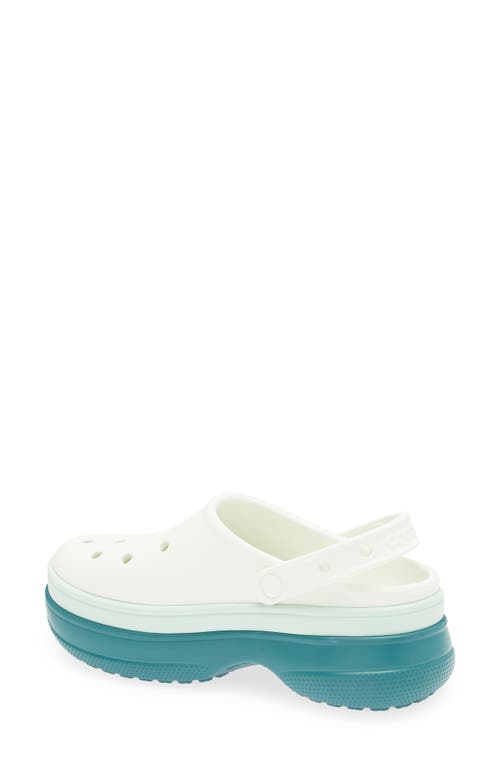 Crocs Classic Stacked Clog In Green