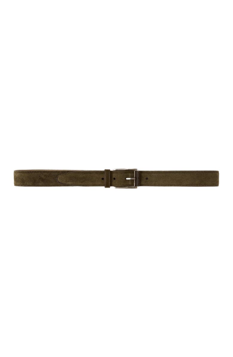 Robert Talbott Suede Lewis Belt, Alternate, color, Green