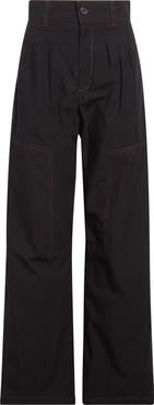 KÚR Contrast Seam Pleated Dress Pants