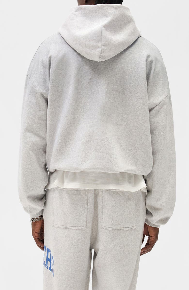 Represent Owners Club Zip Hoodie, Alternate, color, Sprayed Ice Grey Marl