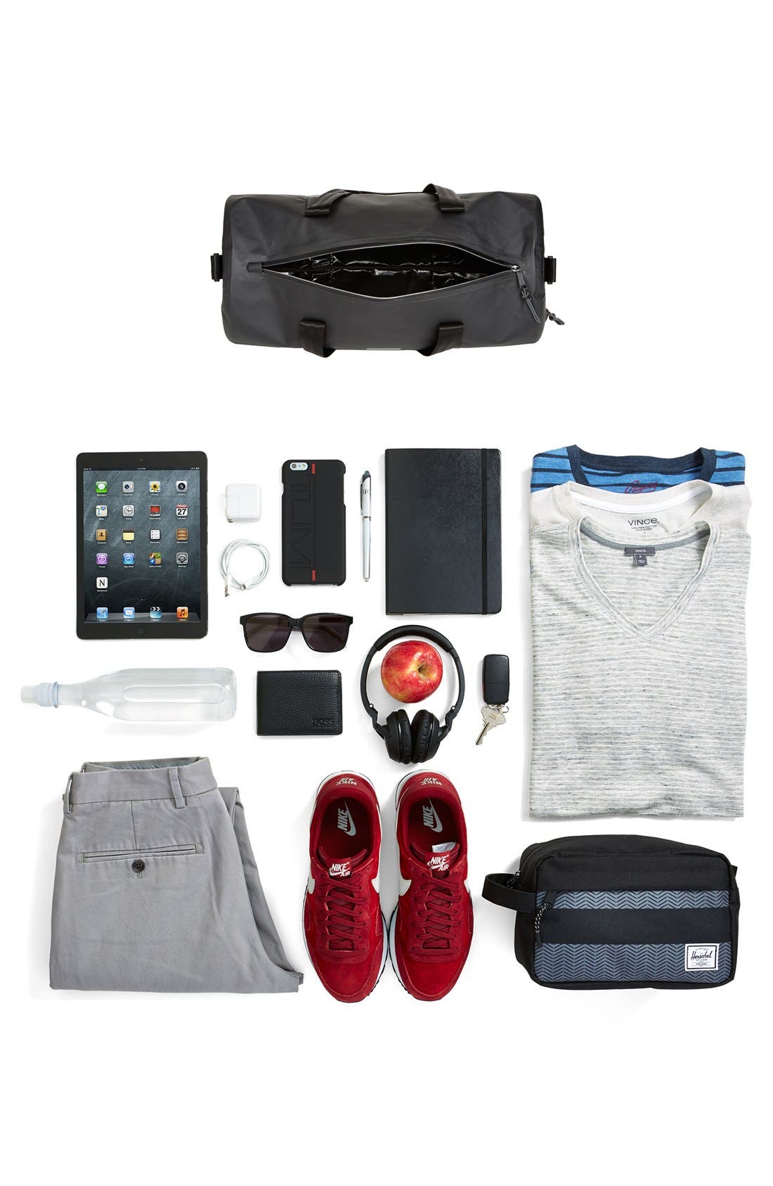 Herschel Supply Co. 'Sutton - Studio Collection' Water Resistant Tarpaulin Duffel Bag, Alternate, color, 