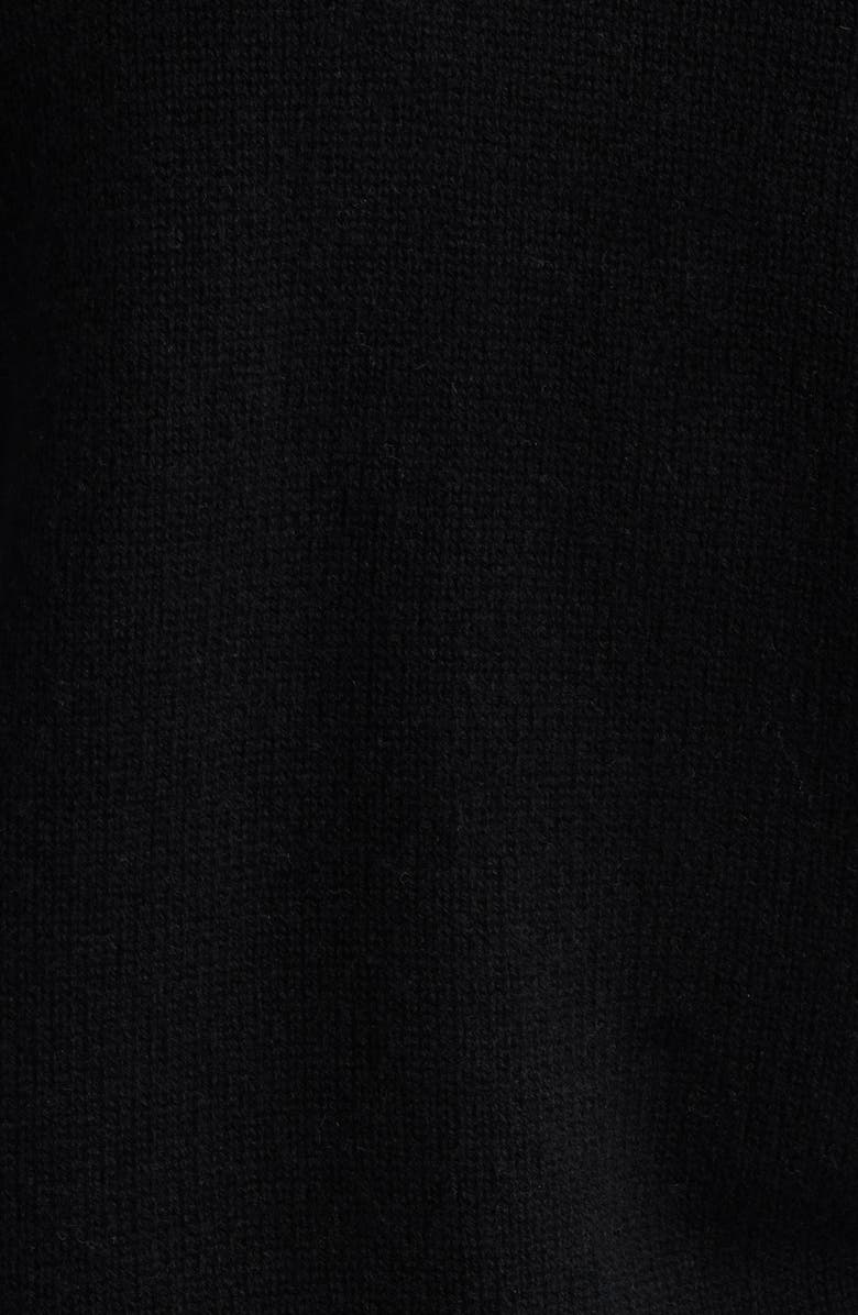 FRAME Elbow Patch Wool & Cashmere Sweater, Alternate, color, Black
