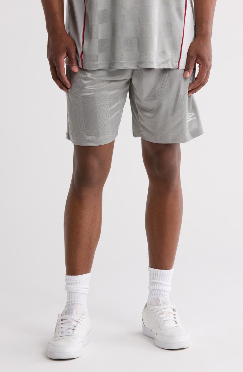 Umbro Football Shorts, Main, color, Silver Griffin