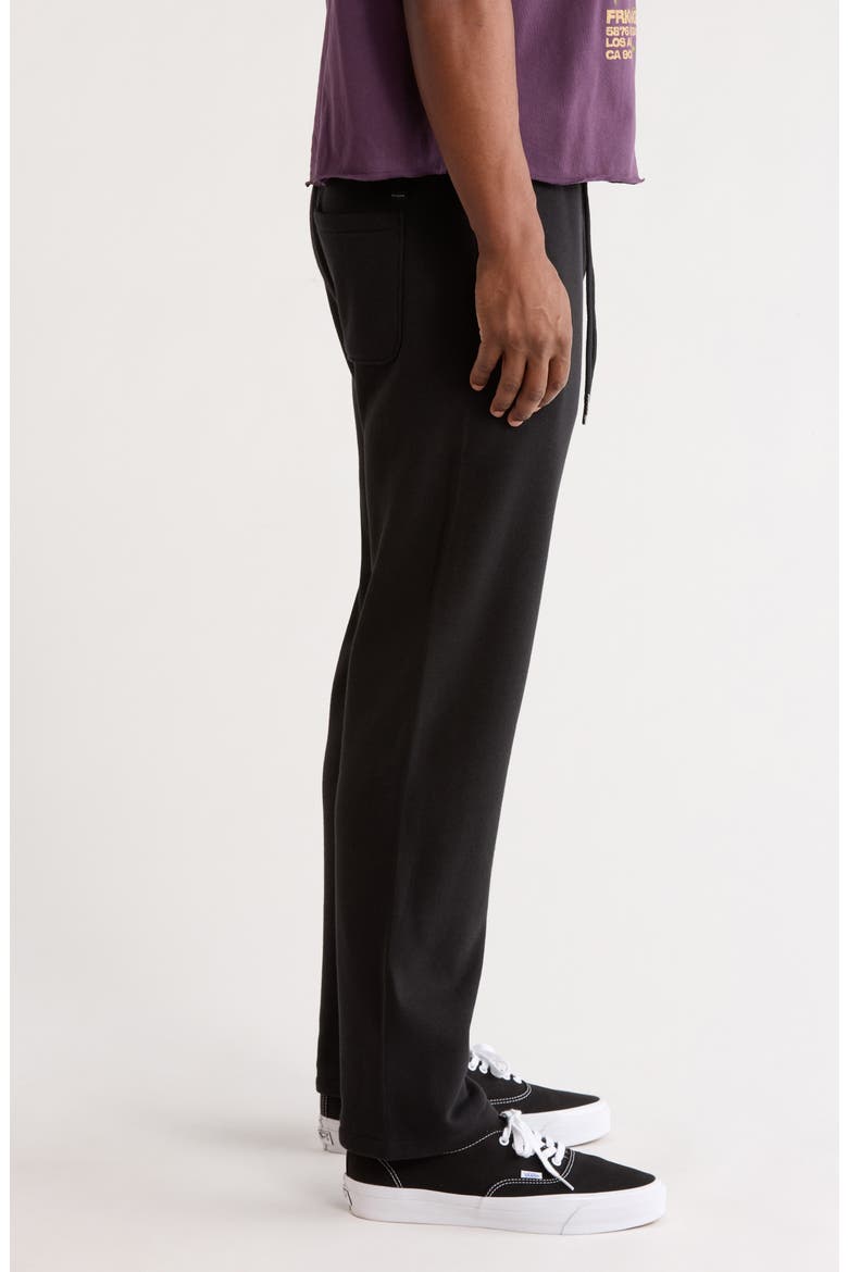 Johnny Straight Leg Sweatpants, Alternate, color, BLACK