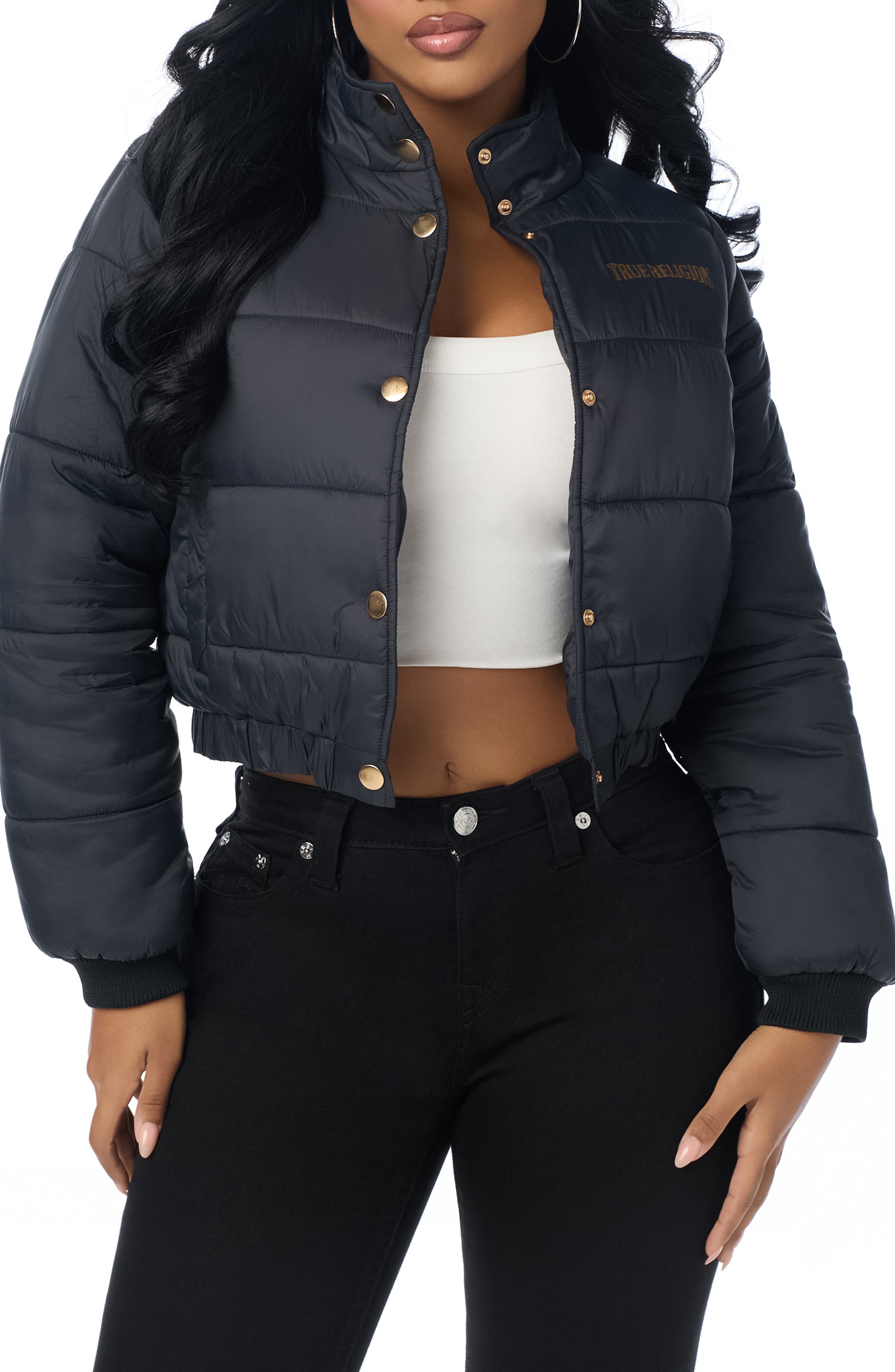 Collared Puffer Jacket