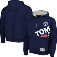 TOMMY JEANS Men's Tommy Jeans Navy Washington Wizards Bernard Half-Zip Hoodie