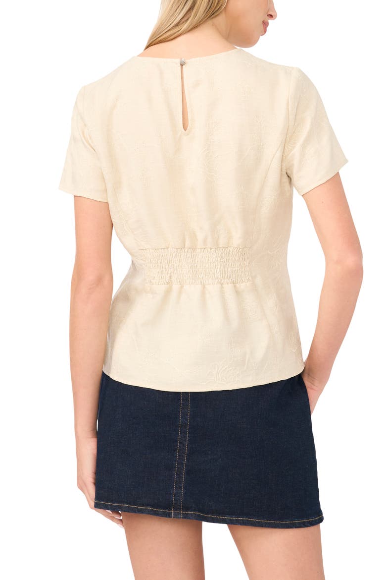 Pleat Waist Top, Alternate, color, SAND DRIFT