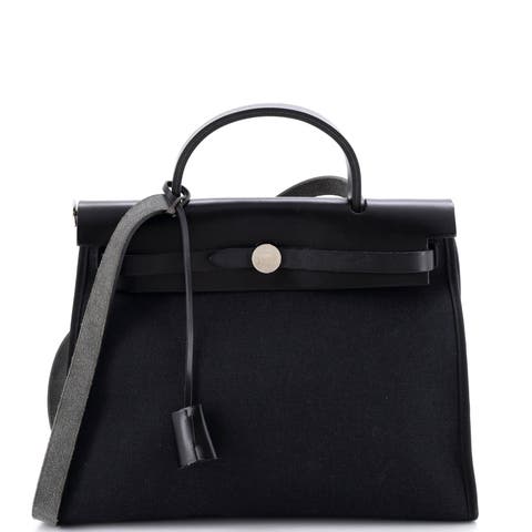 Herbag Zip Leather and Toile 31