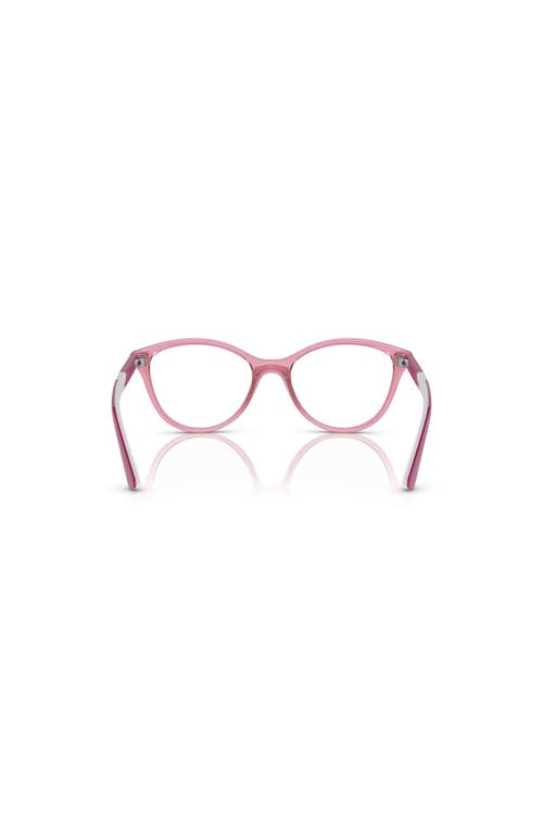 Vogue Eyewear 48mm Rectangle Optical Glasses In Pink