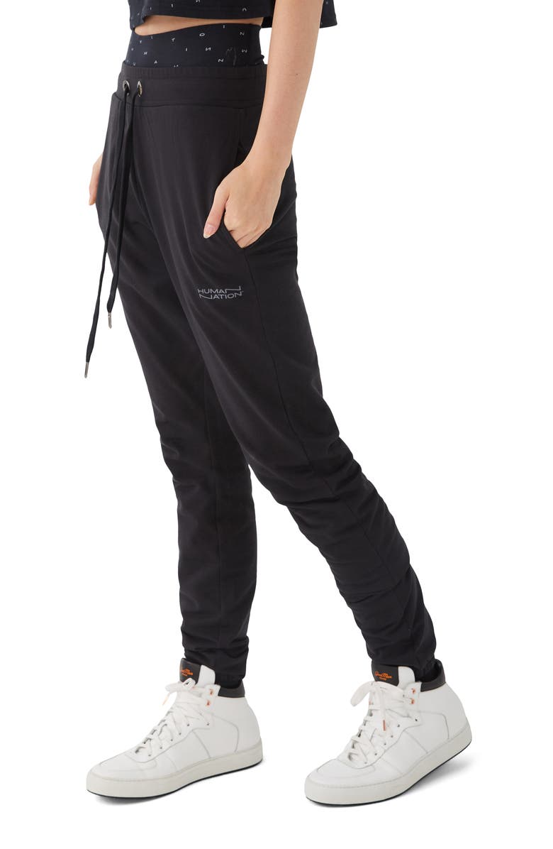 HUMAN NATION Gender Inclusive Movement Organic Cotton Blend Joggers, Alternate, color, 