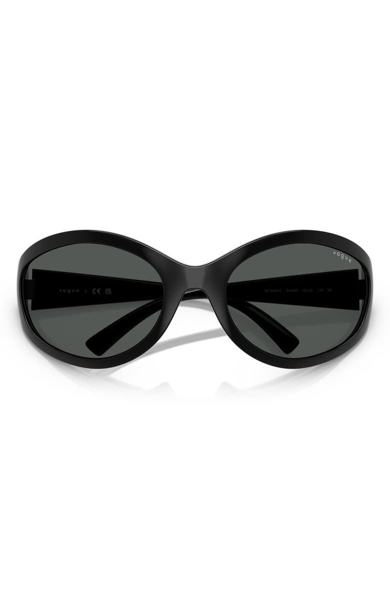 VOGUE 65mm Oversize Oval Sunglasses, Main, color,