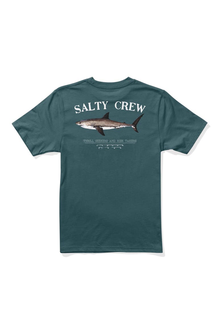 Kids' Bruce Cotton Graphic T-Shirt, Alternate, color, ATLANTIC BLUE