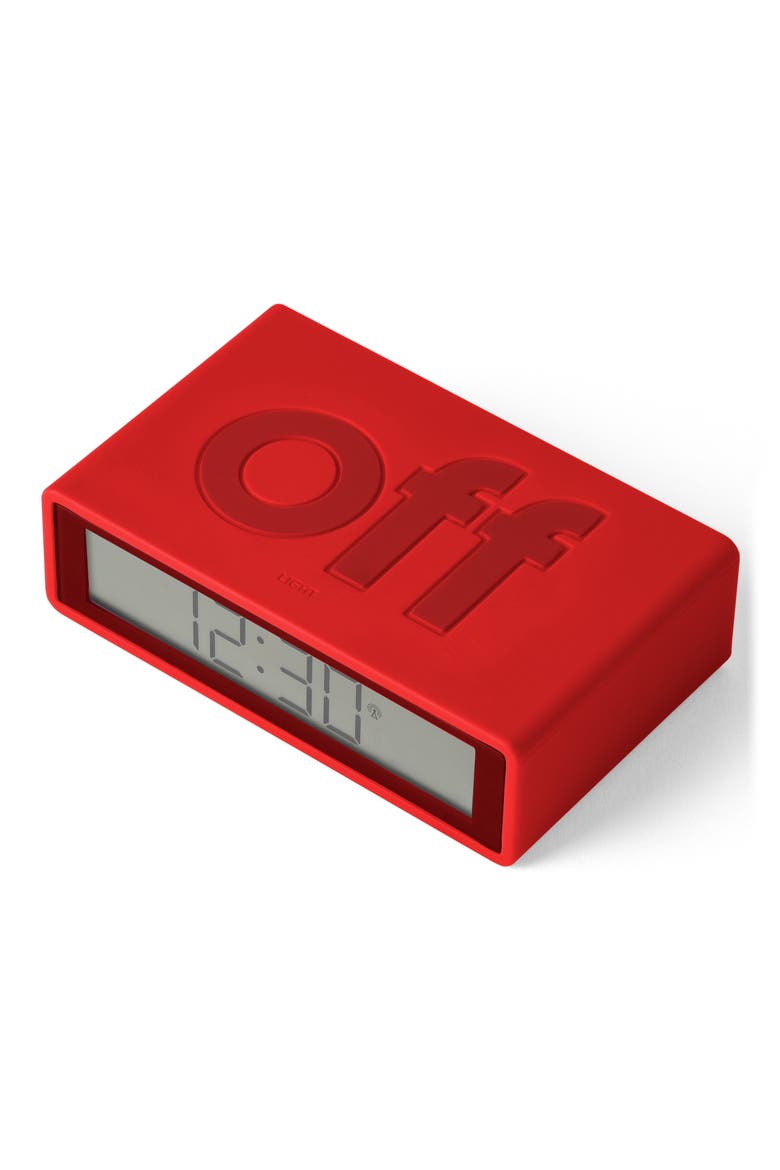 Flip+ Alarm Clock, Alternate, color, RED