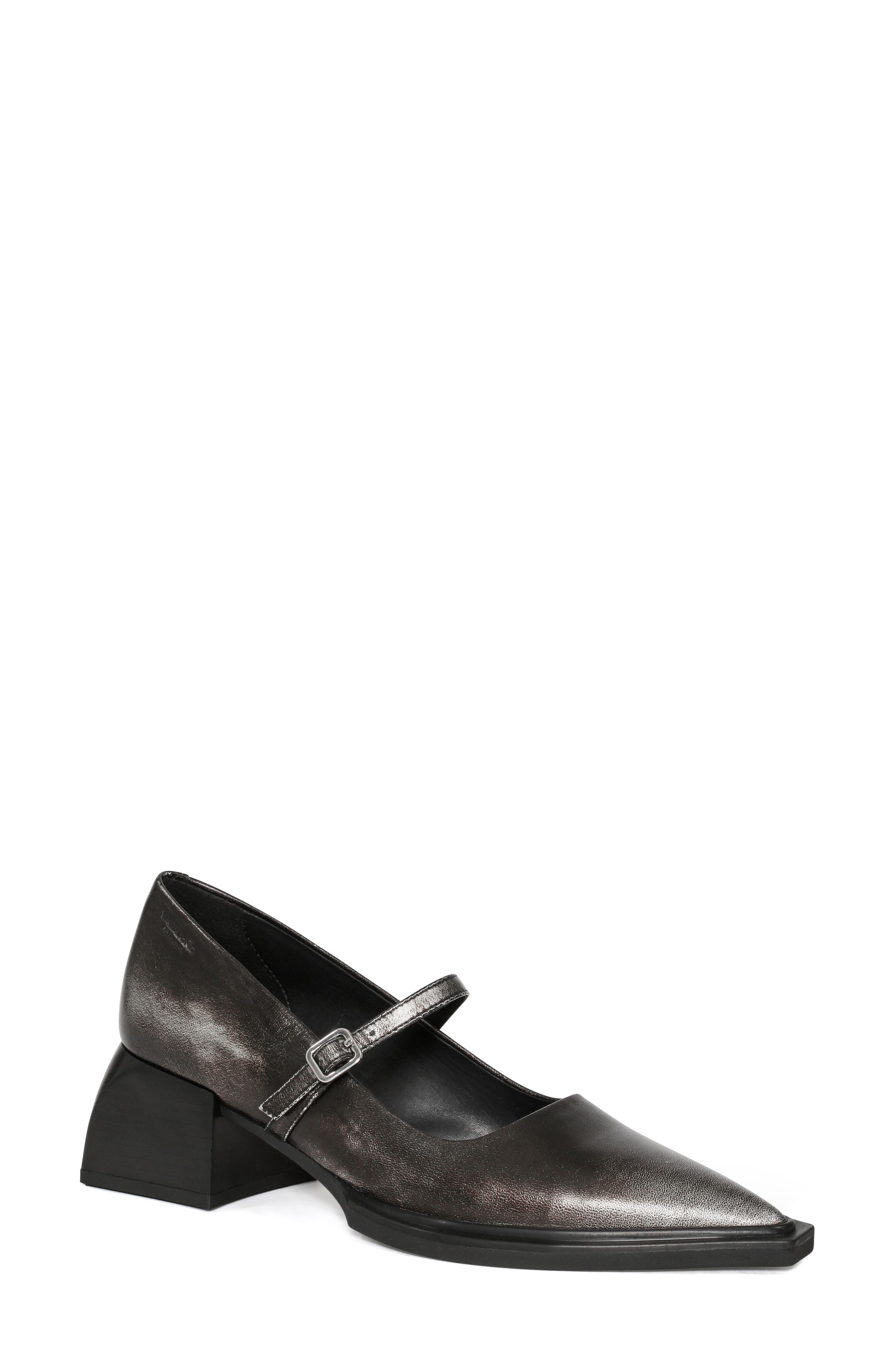 Vivian Pointed Toe Mary Jane Pump, Main, color, SILVER
