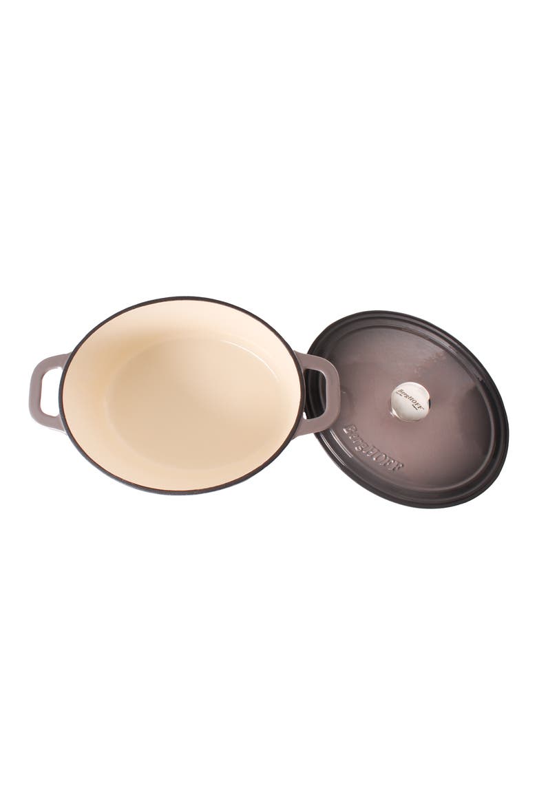 Neo Cast Iron Stockpot 4-Piece Set, Alternate, color, OYSTER