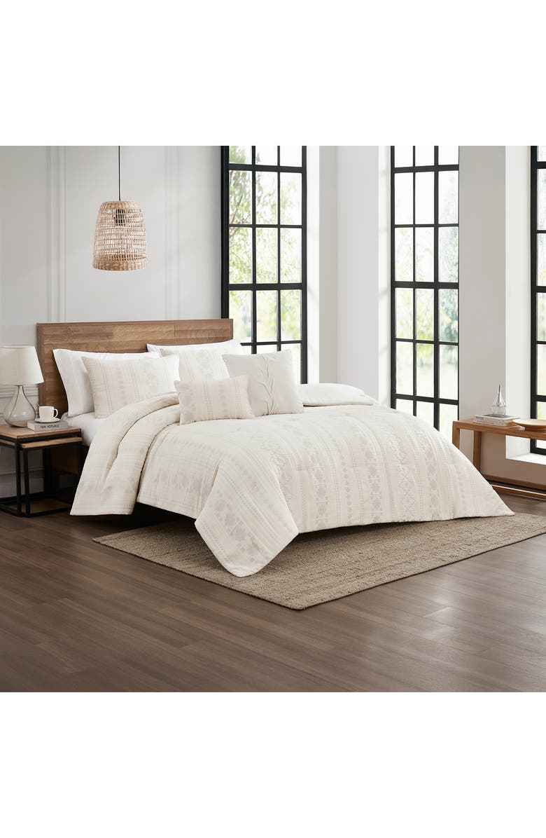 Modern Threads Marcy 5-Piece Comforter Set, Alternate, color, Ivory Sandstone