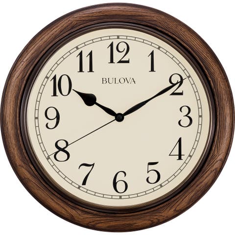 Oakbrook Wood Wall Clock