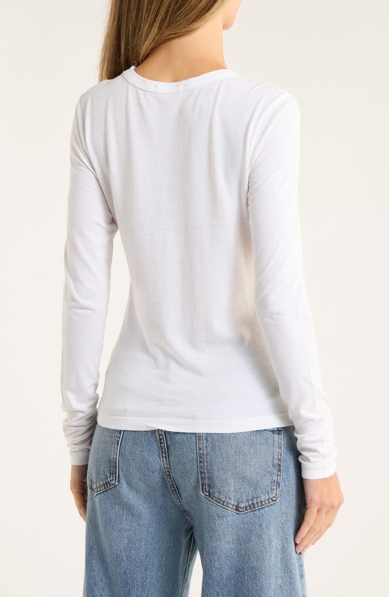 BUCK MASON Cloud Jersey Long Sleeve T-Shirt, Alternate, color, White