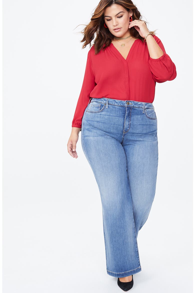 Wide Leg Jeans, Alternate, color, CLEAN CABRILLO