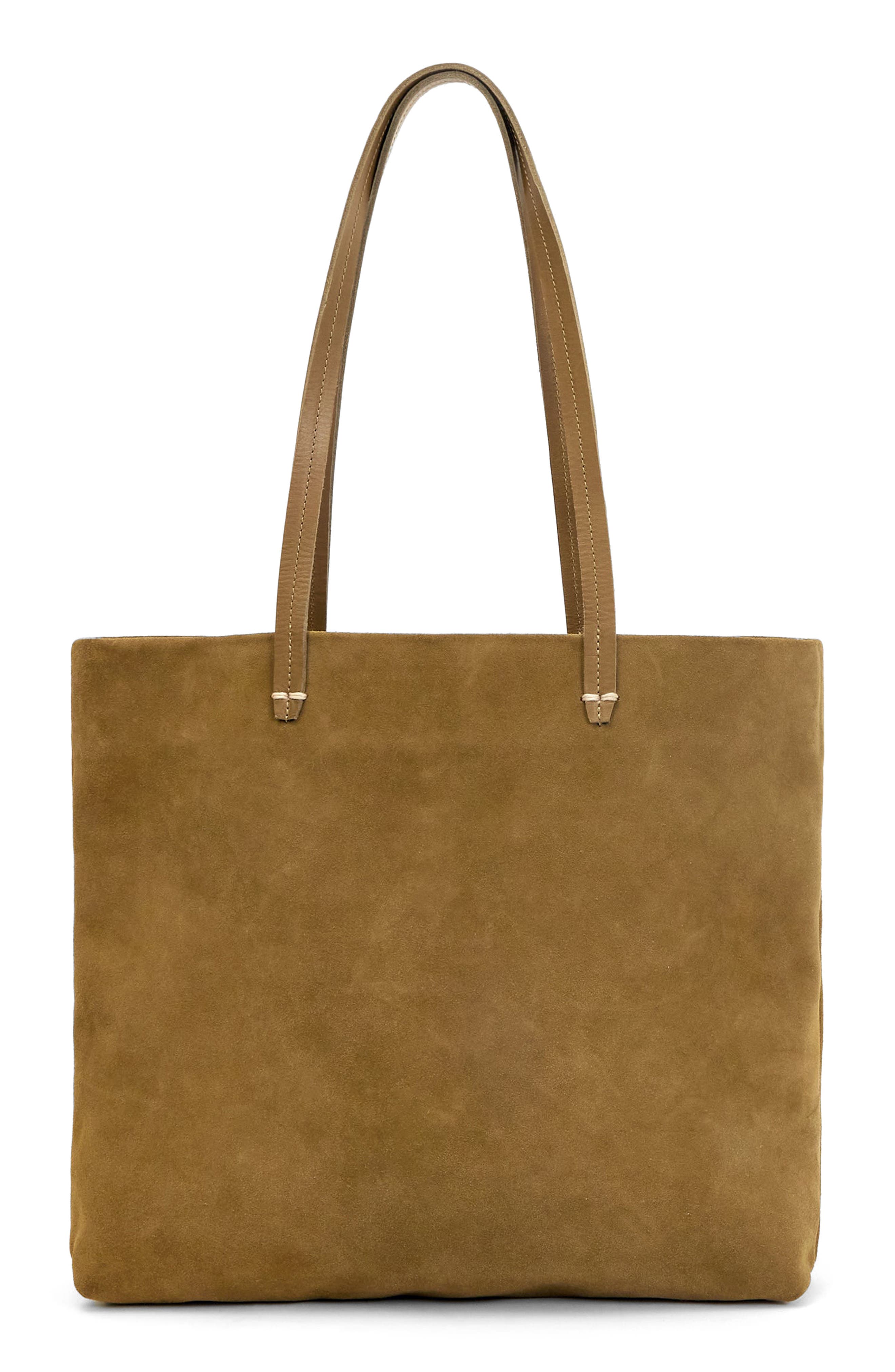Clare V. Bande Suede Tote, Main, color, 