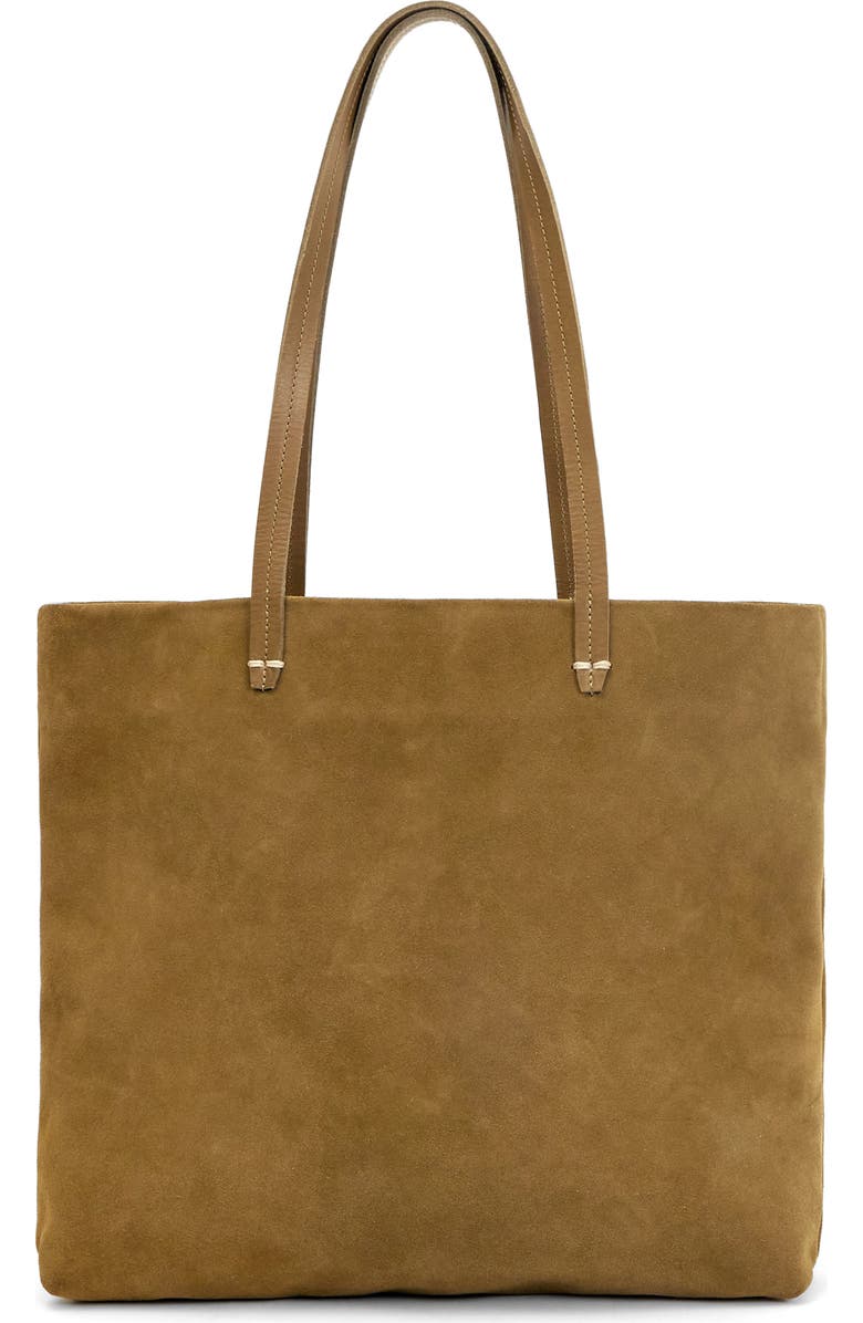 Clare V. Bande Suede Tote, Main, color,