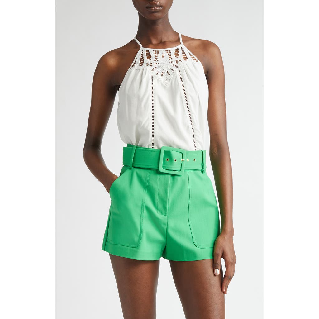 Shop Ramy Brook Mila Lace Sleeveless Top In Ivory Eyelet