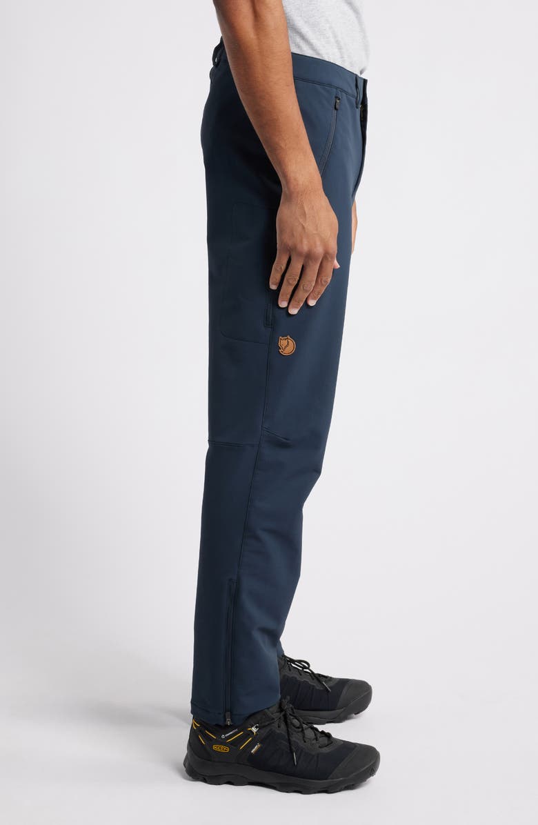 Fjällräven Abisko Winter Stretch Pants, Alternate, color, Dark Navy