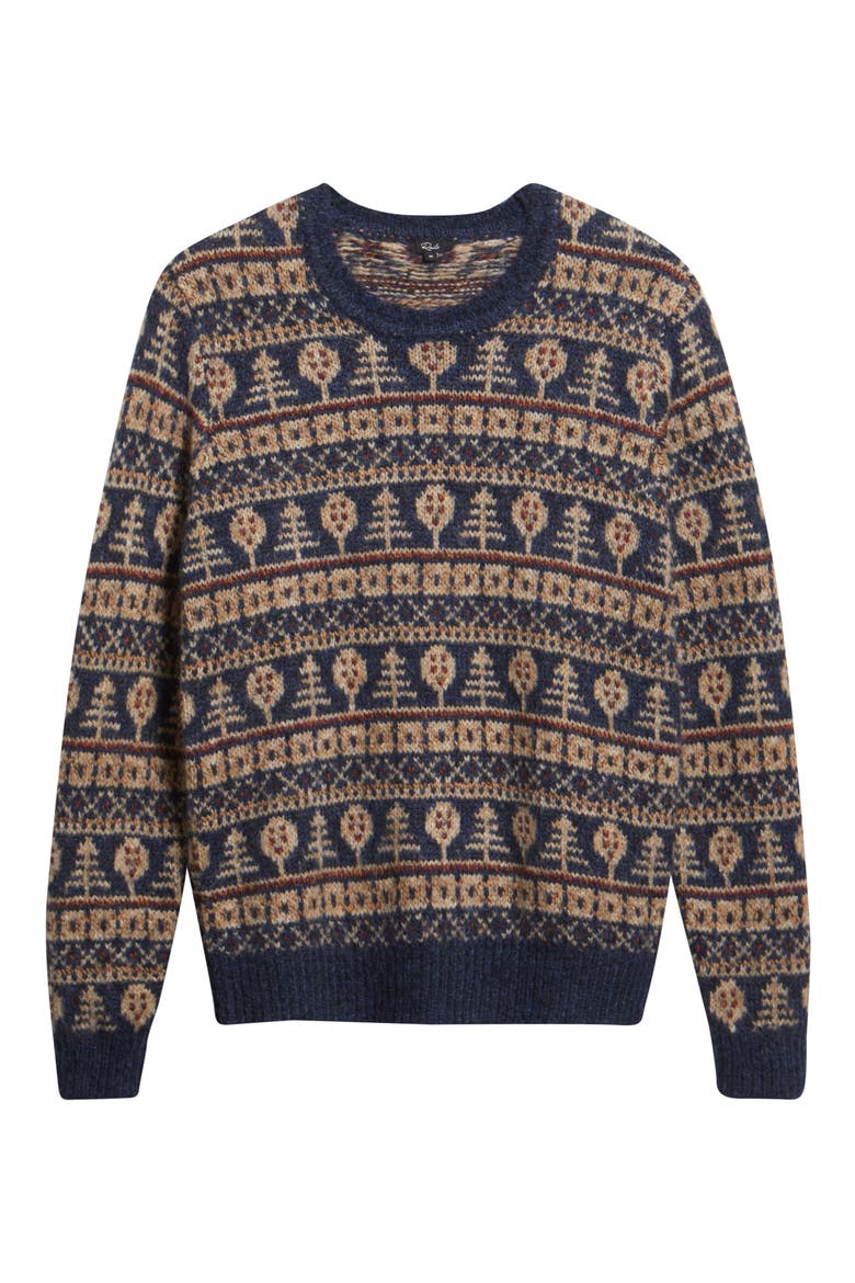 Lars Fair isle Sweater, Alternate, color, LODGECREST FARISLE