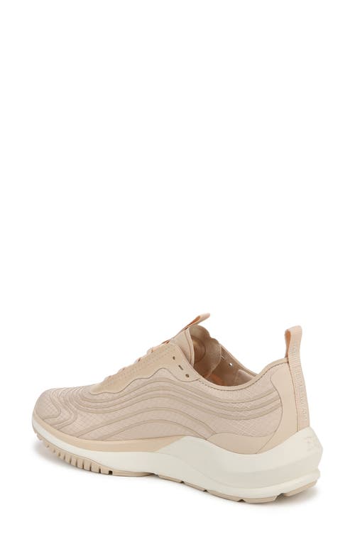 Sam Edelman Miles Lace Up Performance Sneaker Ecru Sand Mesh In Ecru Sand