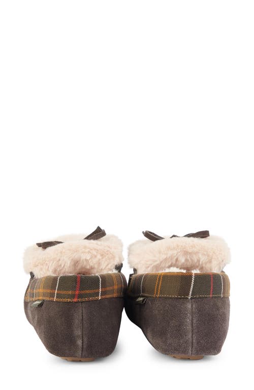 BARBOUR BARBOUR DARCIE FAUX FUR LINED SLIPPER