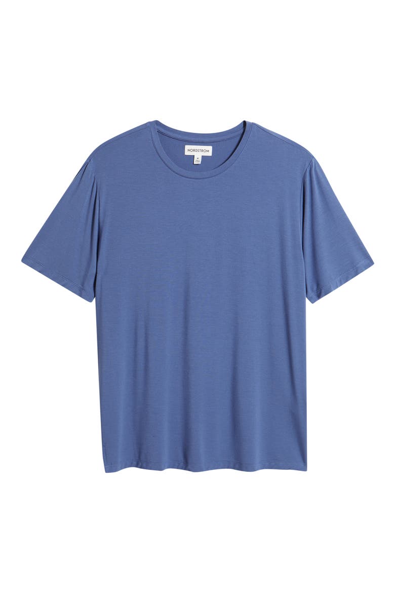 Moonlight Eco Stretch Modal Pajama T-Shirt, Alternate, color, BLUE BIJOU