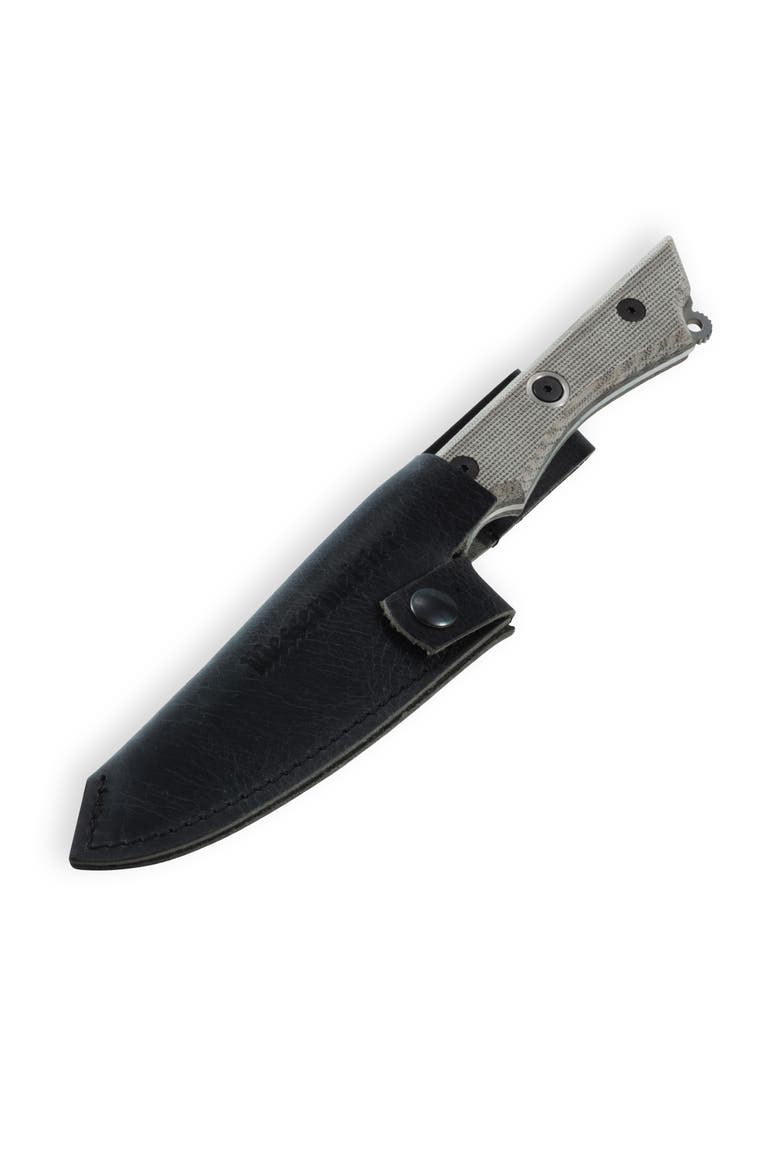 Overland Chef 4.5 inch Utility Leather Sheath Black, Alternate, color, Overland