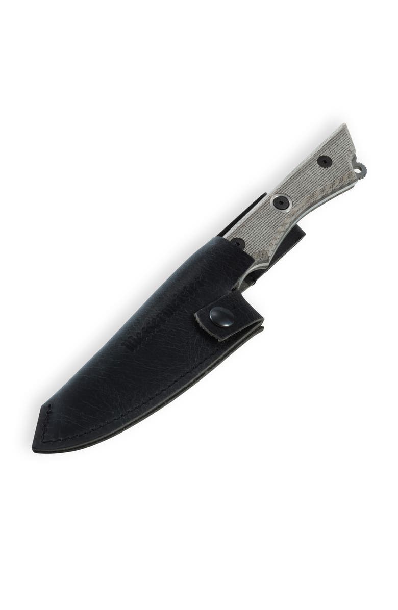 Messermeister Overland Chef 4.5 inch Utility Leather Sheath Black, Alternate, color, Overland
