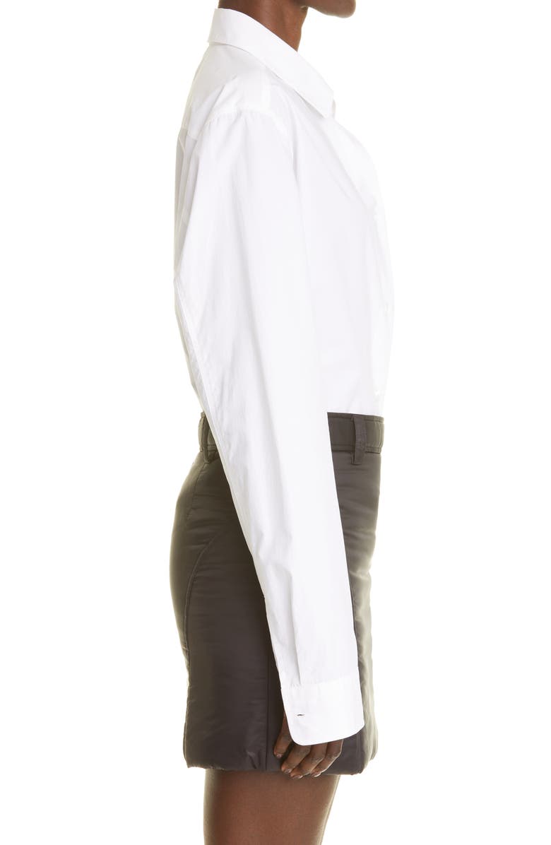 Khaite Argo Cotton Poplin Button-Up Shirt, Alternate, color, 