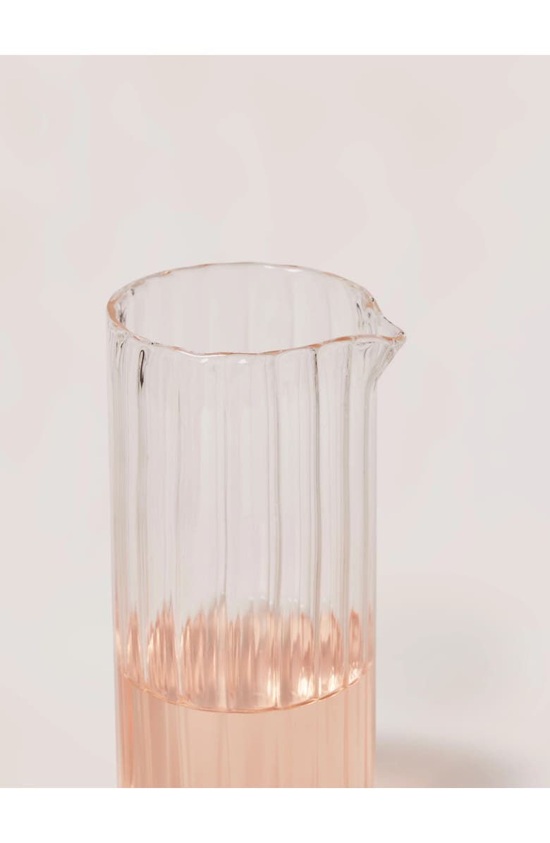 Fleck Kira Glass Pitcher, Alternate, color, Clear