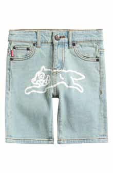 ICECREAM Kids' Running Blue Denim Shorts