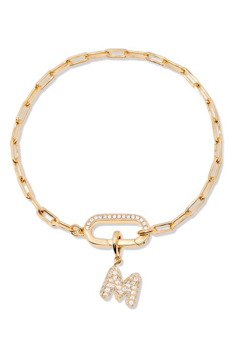 Petra Initial Charm Bracelet
