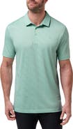 TravisMathew Acropolis Geo Print Cotton Blend Polo