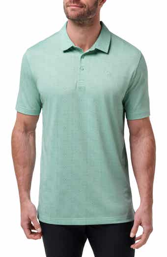 TravisMathew Acropolis Geo Print Cotton Blend Polo