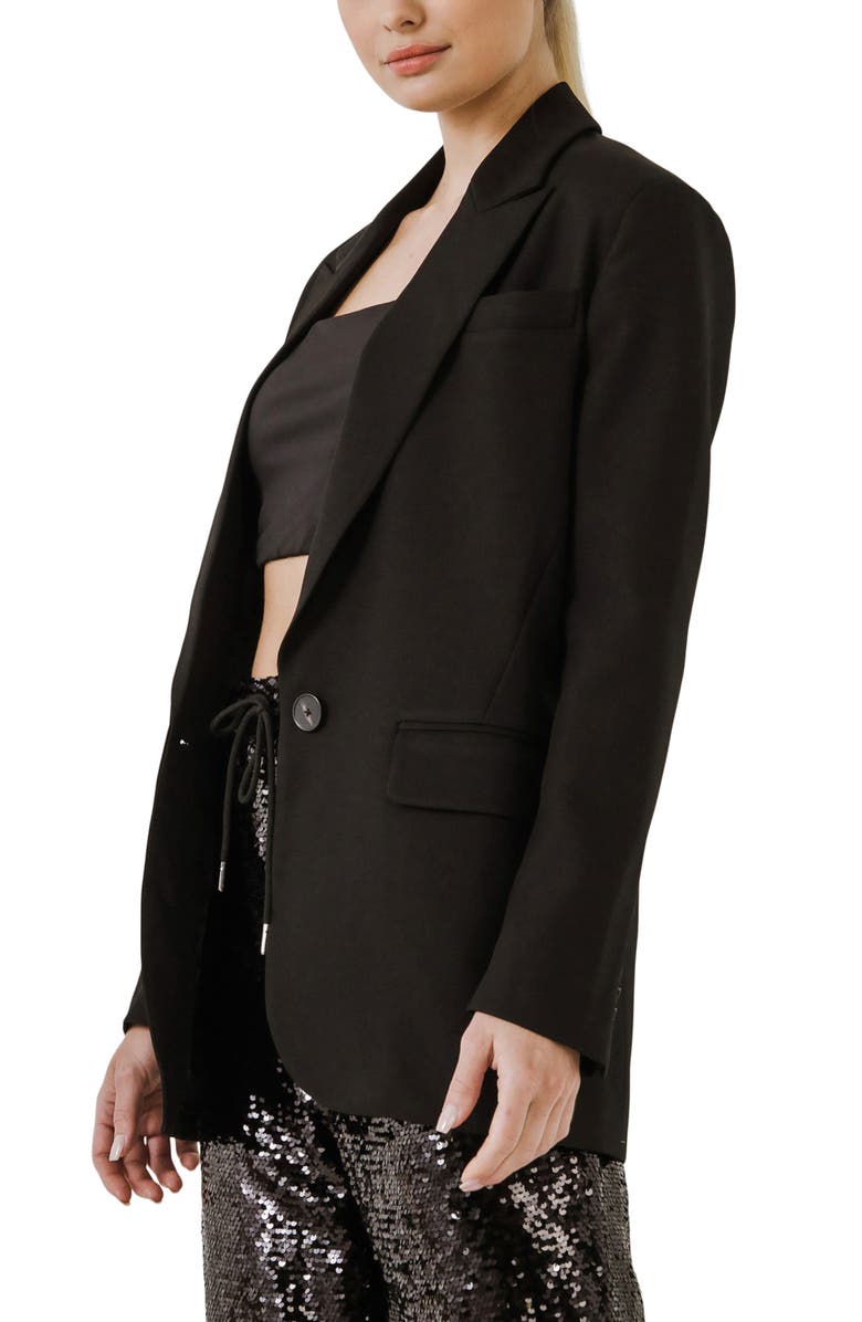 Grey Lab Oversize Blazer, Alternate, color,
