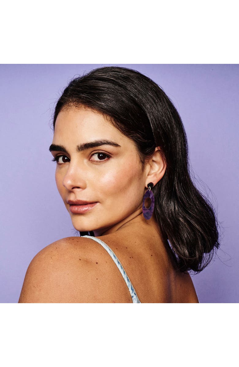 Toolally Hepworth Earrings, Alternate, color, Amethyst