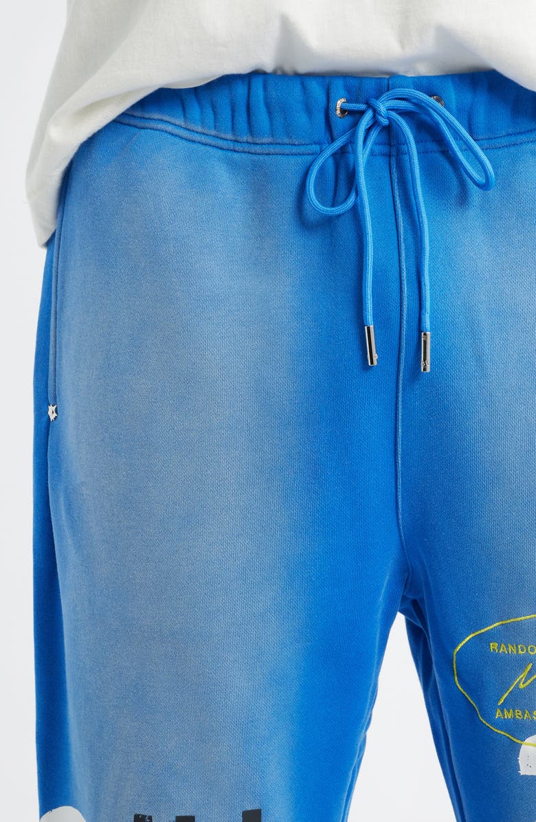 MEMORY LANE Stencil Logo Sweatpants, Alternate, color, Faded Blue